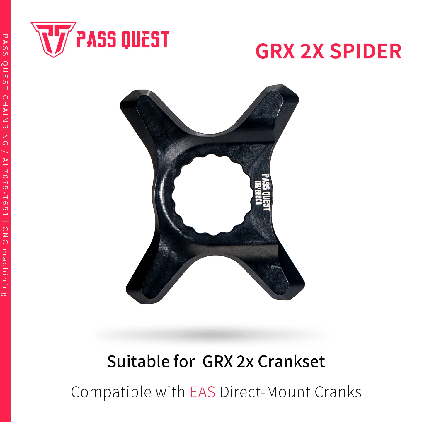 Фото PASS OUEST Road Direct Mount Spider для прямого крепления EAS к звездочке GRX 2x. №1