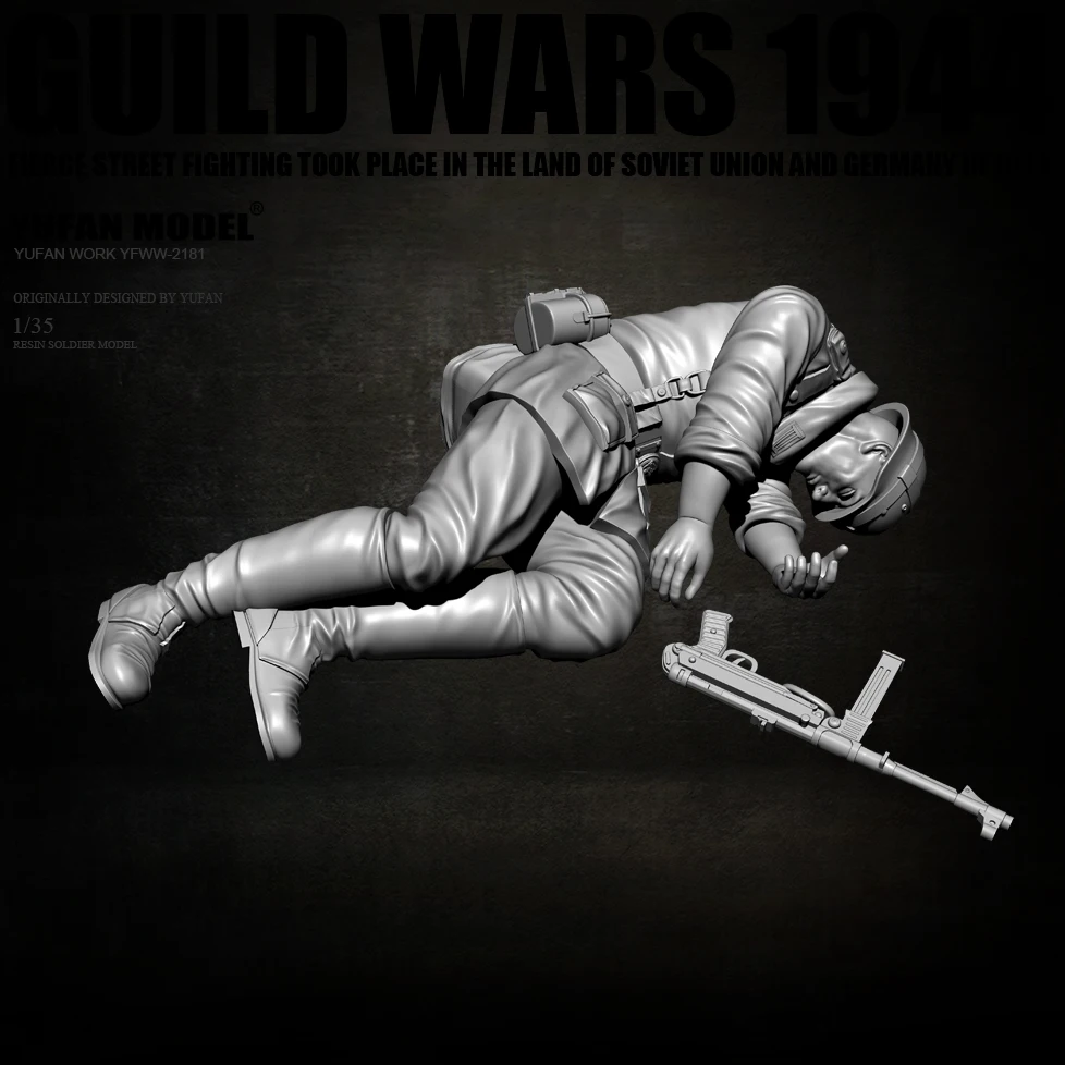 

YUFAN MODEL 1/35 Resin Soldier model kits figure colorless and self-assembled YFWW-2181