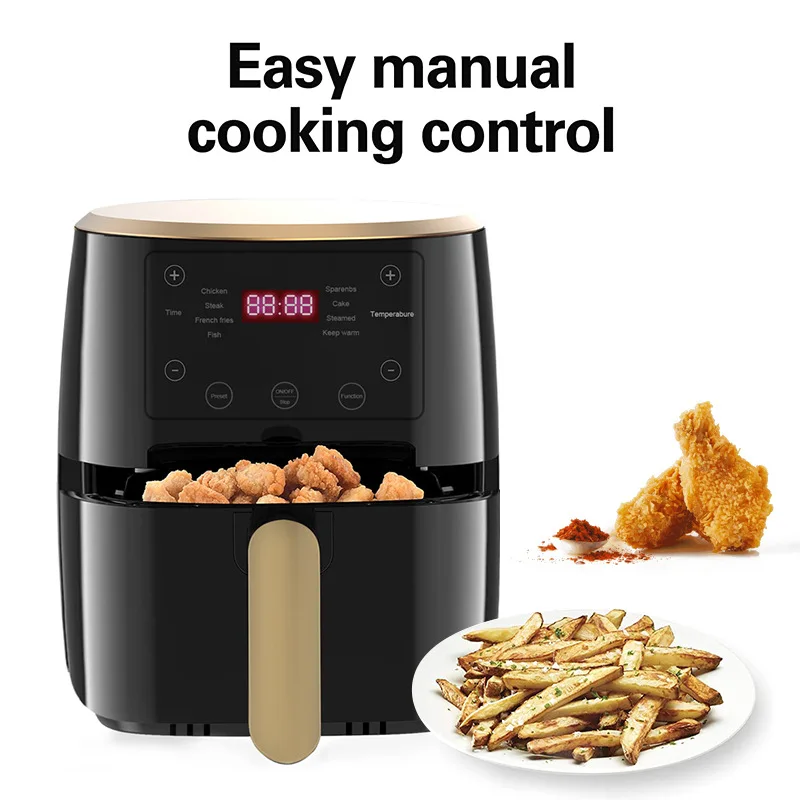 

Multifunctional Air Fryer Non Stick Paper Oblong Electric Smart Home Air Fryer Fully Automatic High Capacity Food Processors