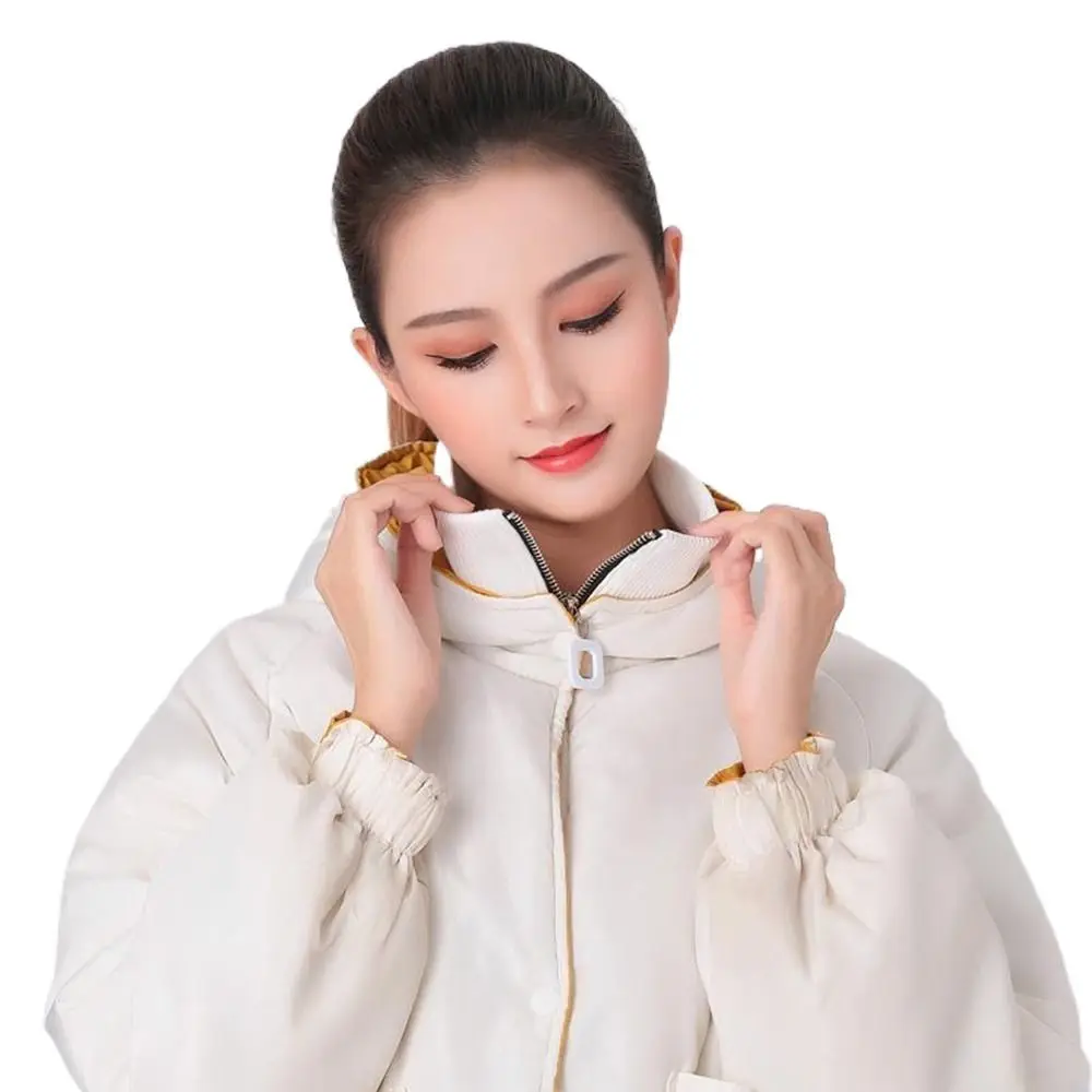 С застежкой-молнией накладной воротник моющийся с защитой от грязи съемный