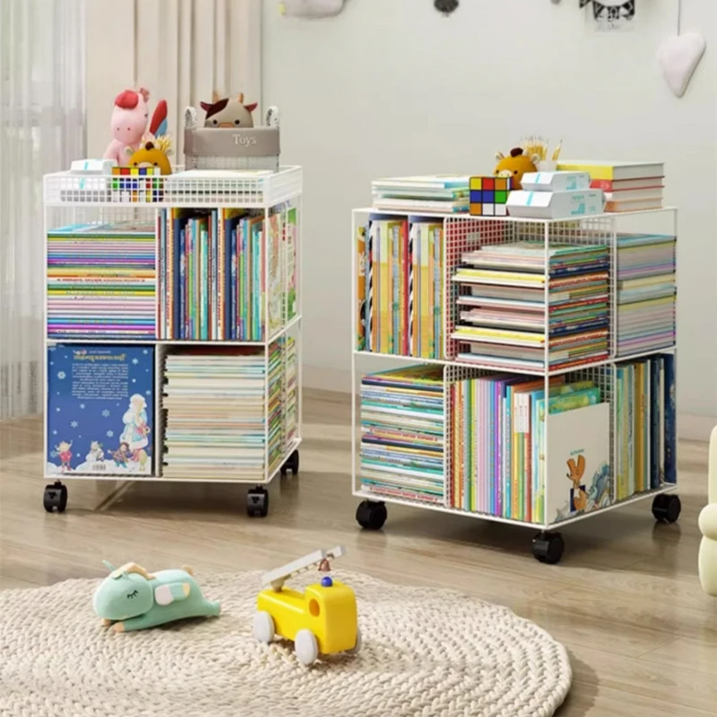 Простые книжные полки для хранения домашней мебели стена гостиной шкаф