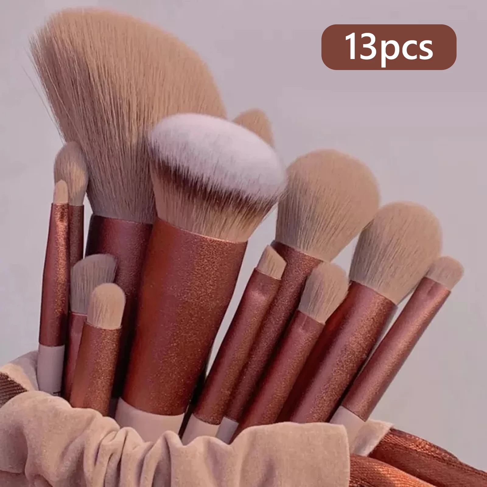 

13Pcs Soft Makeup Brushes Set Cosmetic Foundation Blush Powder Eye Shadow Kabuki Mix Makeup Brush Beauty Tool