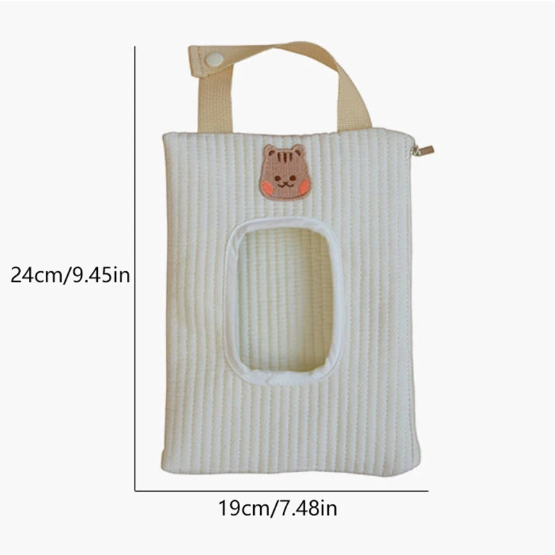Чехол-книжка с мультяшными животными детский контейнер для хранения салфеток