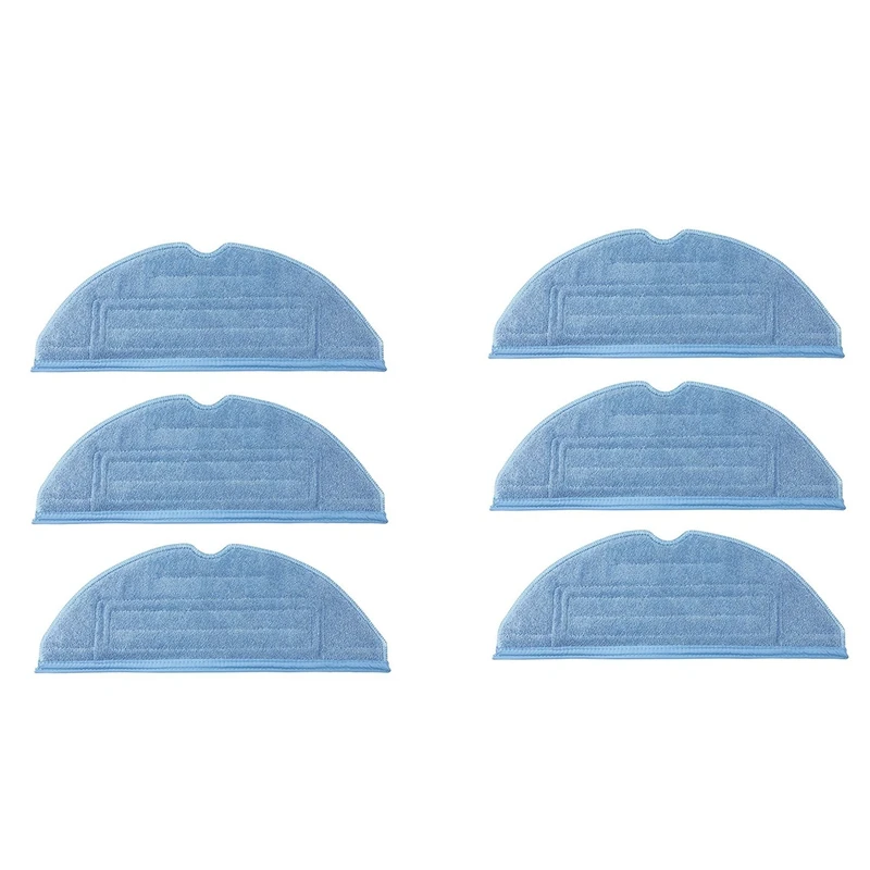 

6X Replacement Mops Rag Cloths Mop Pads For Roborock S7 Vacuum Cleaner Sweeper Accessories