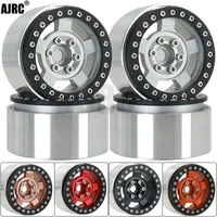 4pcs 1 9 metal beadlock 5 stripes wheel hub rim for 110 rc crawler axial scx10 axi03007 yikong trax trx4 trx6 redcat