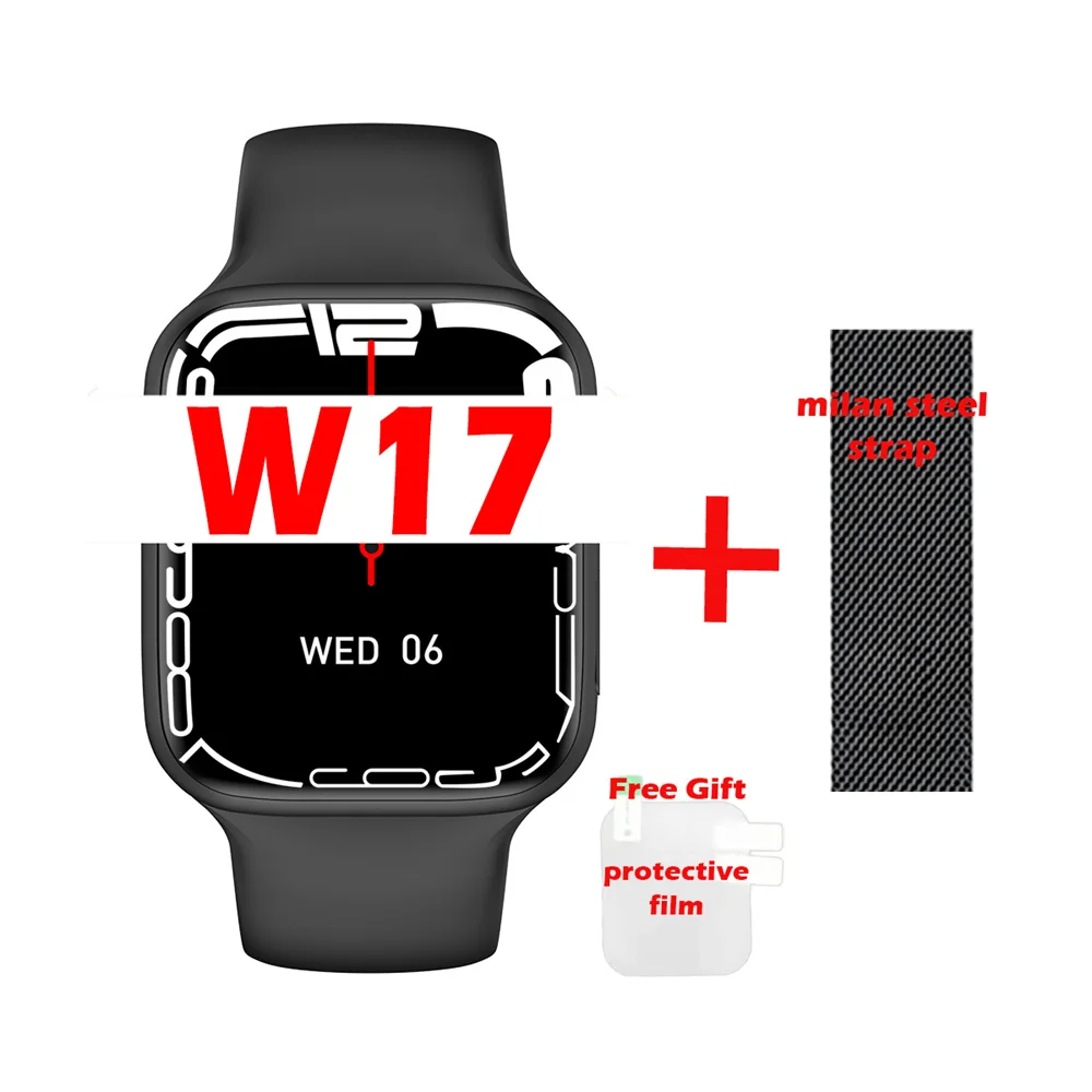 

2022 IWO W17 Smartwatch with Steel Strap