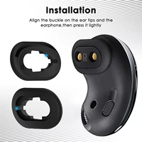 high quality 2 pair earphones eartips silicone comfortable washable in ear headphone sleeve earmuffs for samsung galaxy buds liv