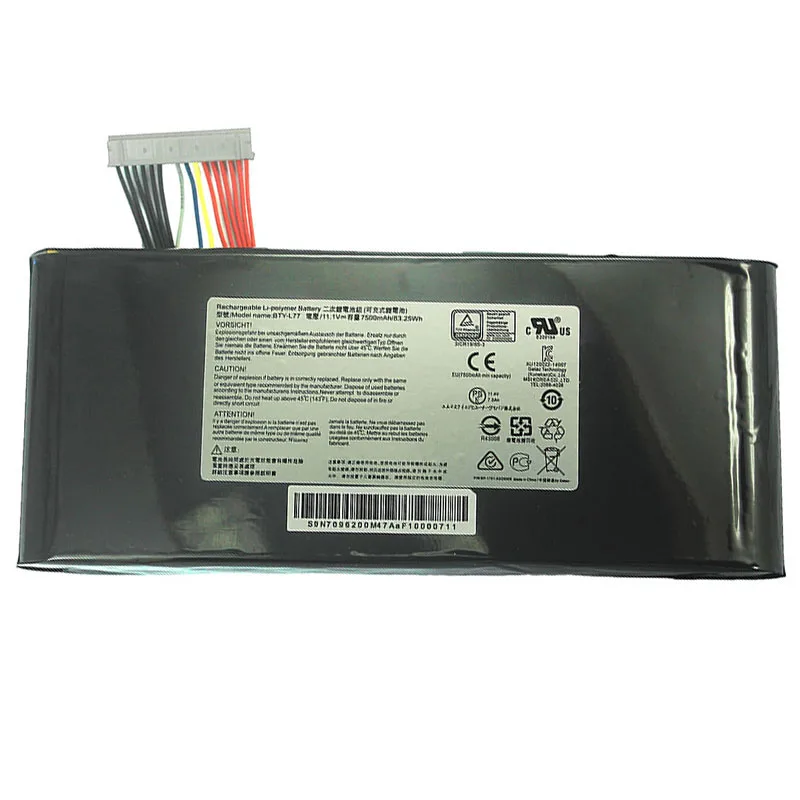 Аккумулятор для MSI GT72 2PE-022CN 2QD-005XCN 2QE-1679CN 6QD-005XCN 6QE-007CN 6QF-054CN GT72S Dominator WT72 2PE-022CN