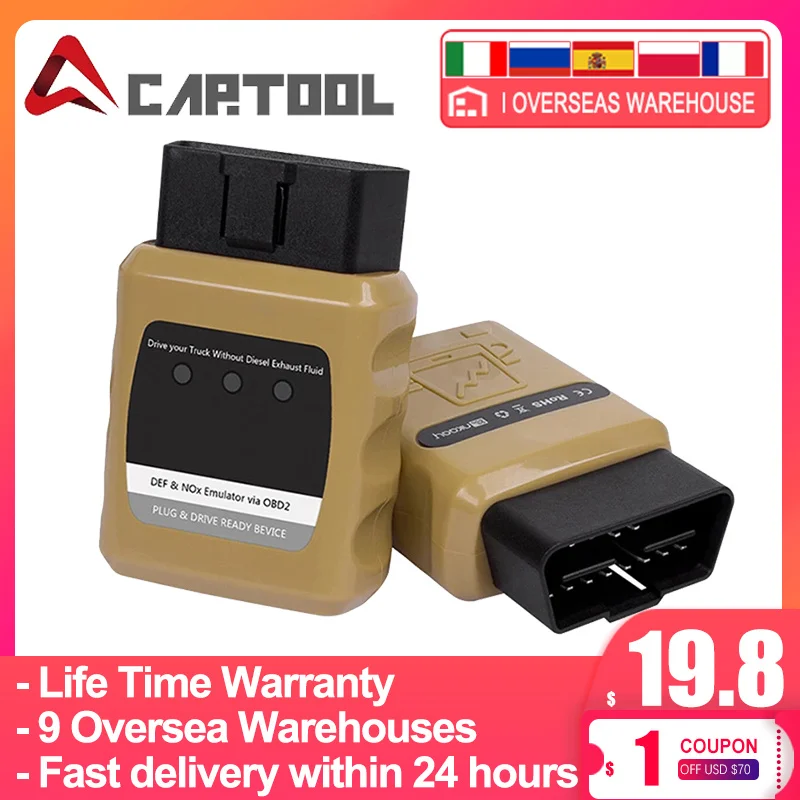 Adblue OBD2 AD синий эмулятор 9 в 1 для грузовиков VOLVO Adblue/DEF Nox через DAF |