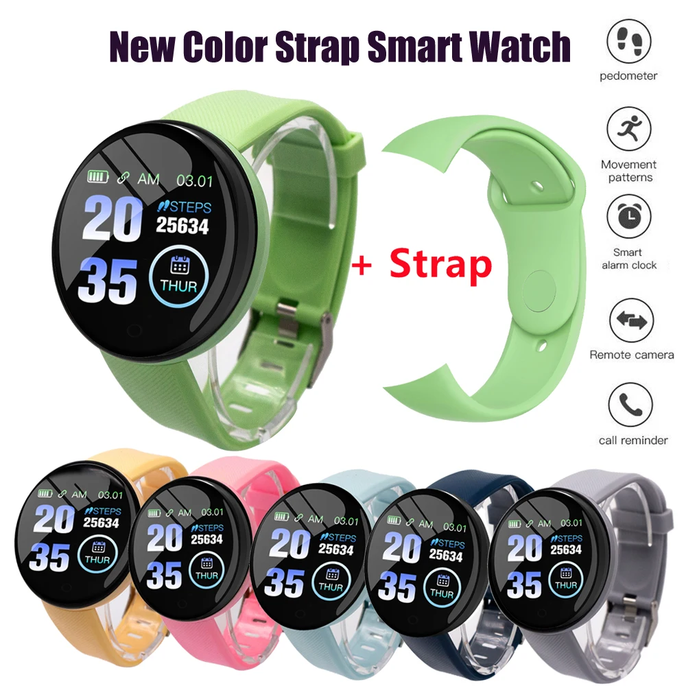 

Smart Watch Men Women Heart Rate Blood Pressure Wearable Device Smartwatch Sports Step Counter Tracker For Android IOS