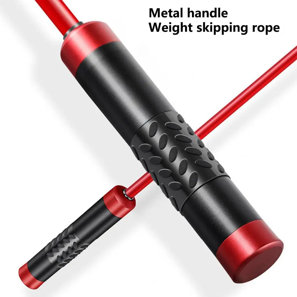

Fitness Rope Professional Braided Tangle-Free Weighted Adult Skipping Rope Sports Accessory Skipping Rope Jump Rope
