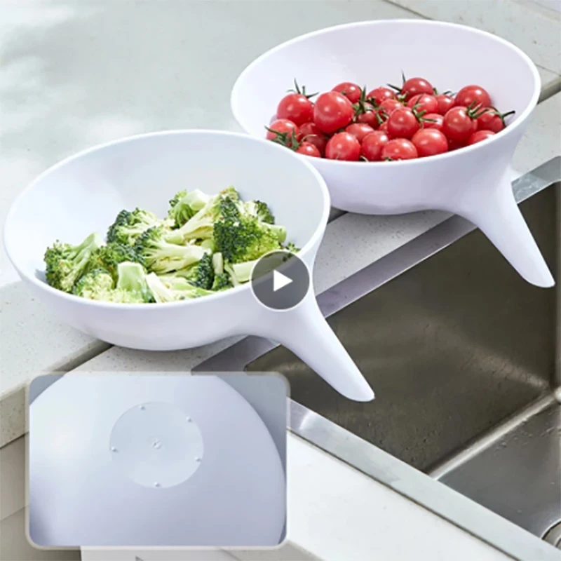 

Кухонные инструменты, сливное сито для раковины, пластиковая корзина для мытья фруктов и овощей, сливное сито, креативный пищевой дуршлаг, к...