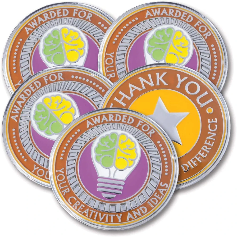 

Creativity Award Thank You Coin - Employee Appreciation Gifts - Bulk Gifts for Coworkers - Inspirational Gifts