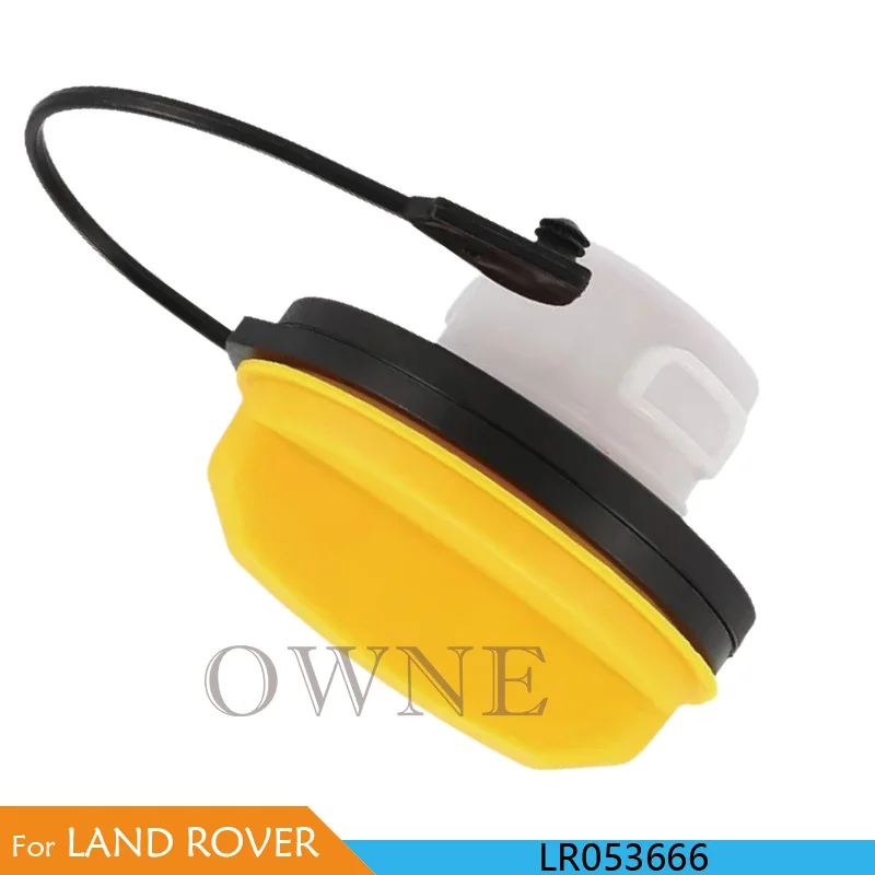 Желтая крышка топливного бака для Land Rover Discovery 5 L462, Land Rover Discovery Sport L550, Range Rover Sport L494, L405, LR053666 (art.: 3920d80ddd877) - 3920d80ddd877