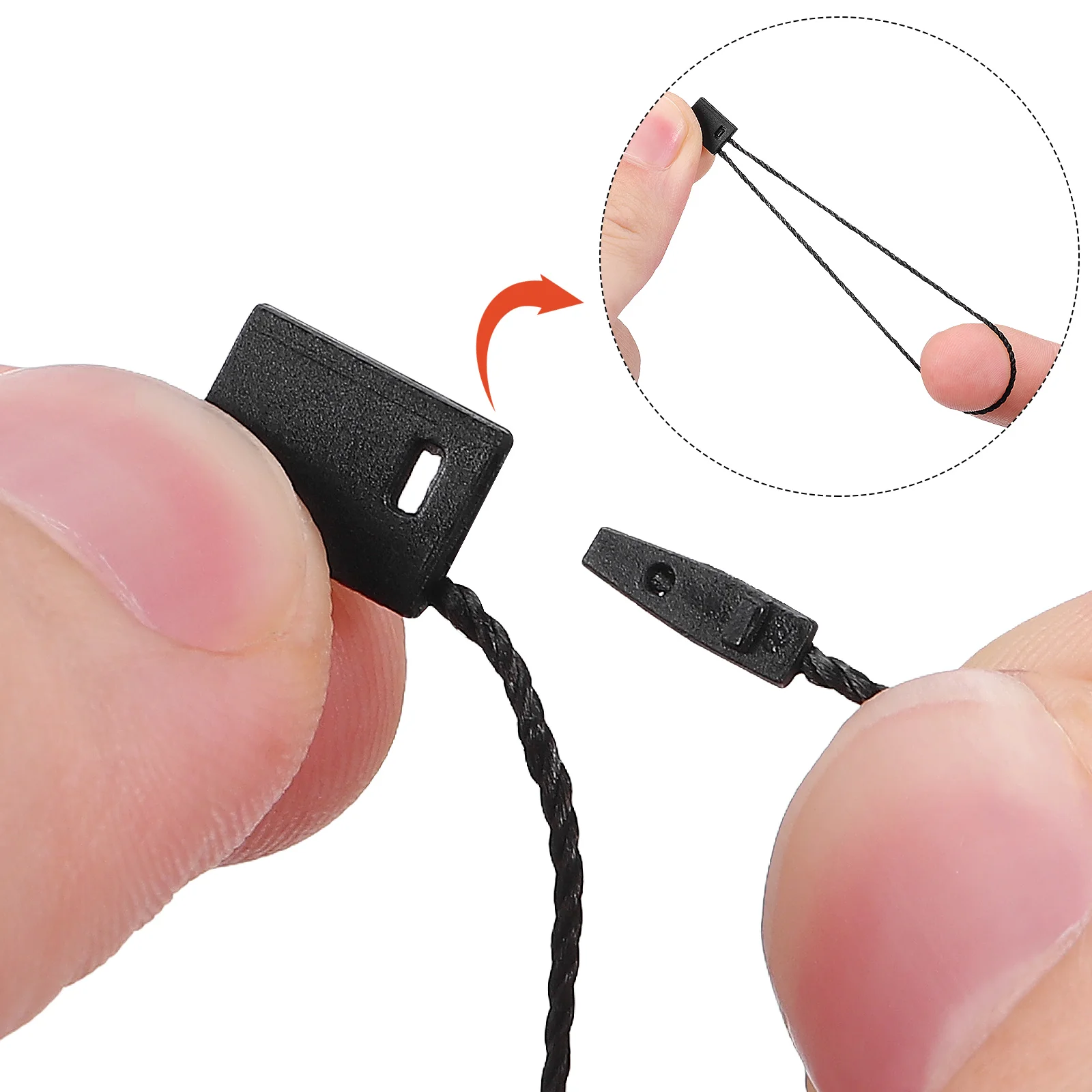 950 шт. галстуки-бирки ценники застежка для одежды Ll полоска дисплея крючок