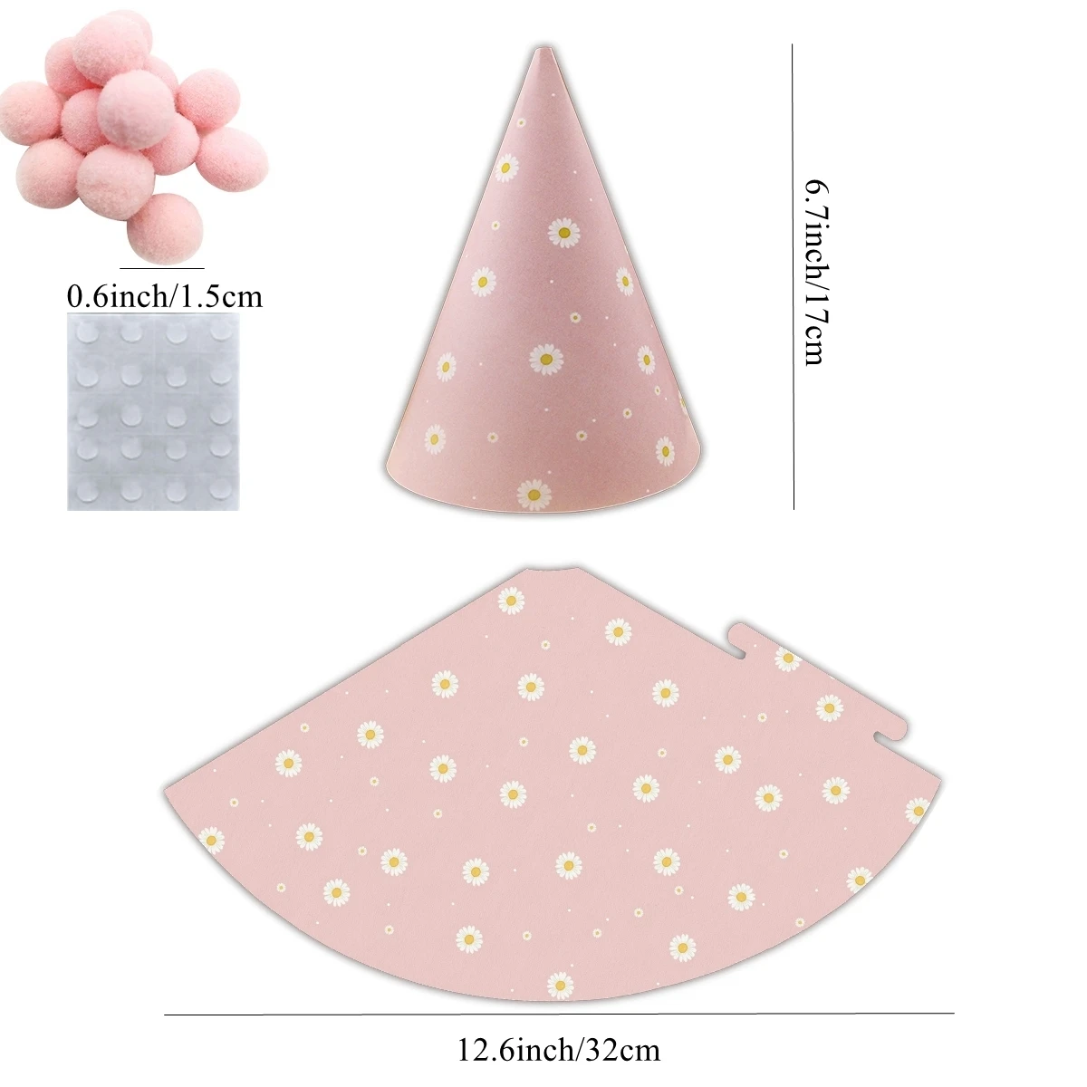 

Бумажные шляпы в виде цветка маргаритки Partism