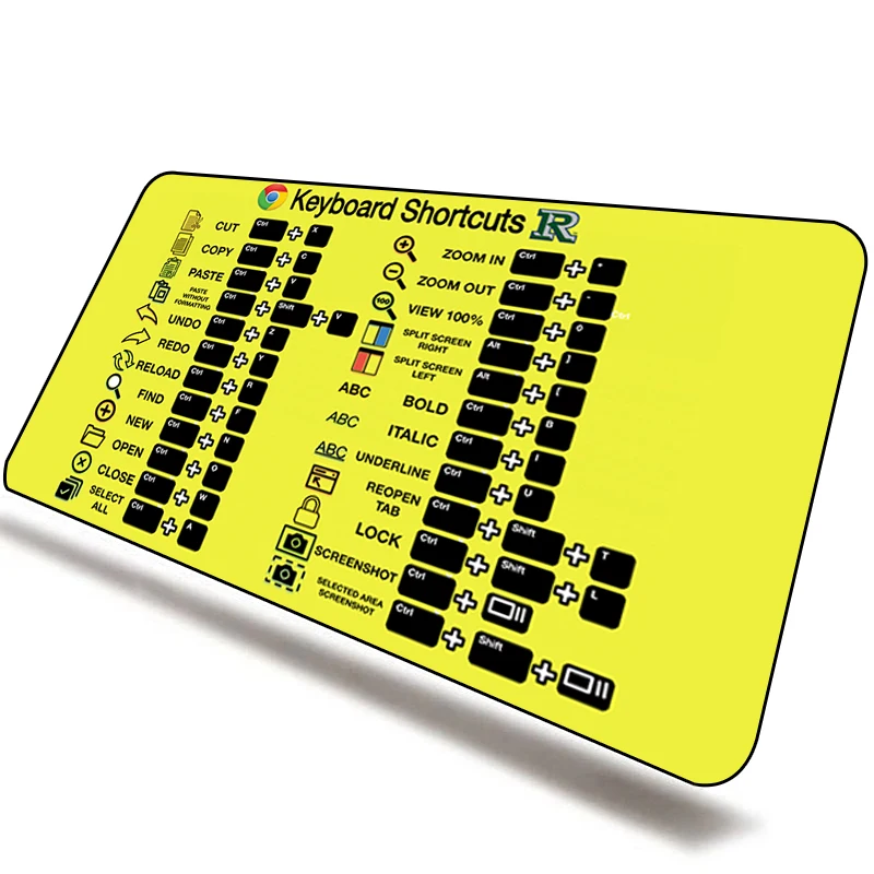 

Custom Office Pc Keyboard Shortcuts Big Mouse Pad Computer Work Desk Pads Cheap Gamer Gaming Mause Mat Large Accessory Carpet