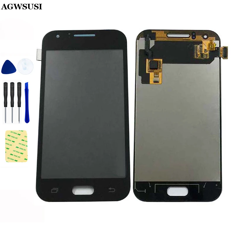 

Для Samsung Galaxy J1 J100F J100H J100 SM-J100 Duos ЖК-дисплей сенсорный экран дигитайзер стекло + ЖК-дисплей экран монитора в сборе