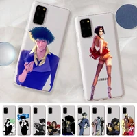 cowboy bebop phone case for samsung a51 a52 a71 a12 for redmi 7 9 9a for huawei honor8x 10i clear case