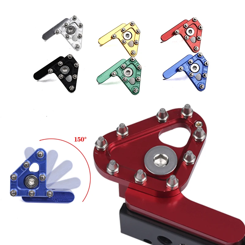 

Motorcycle Folding Brake Head Accessories for Ktm Kawasaki Suzuki Motocross Rear Brake Lever Pedal Pedal Head Aluminum Alloy