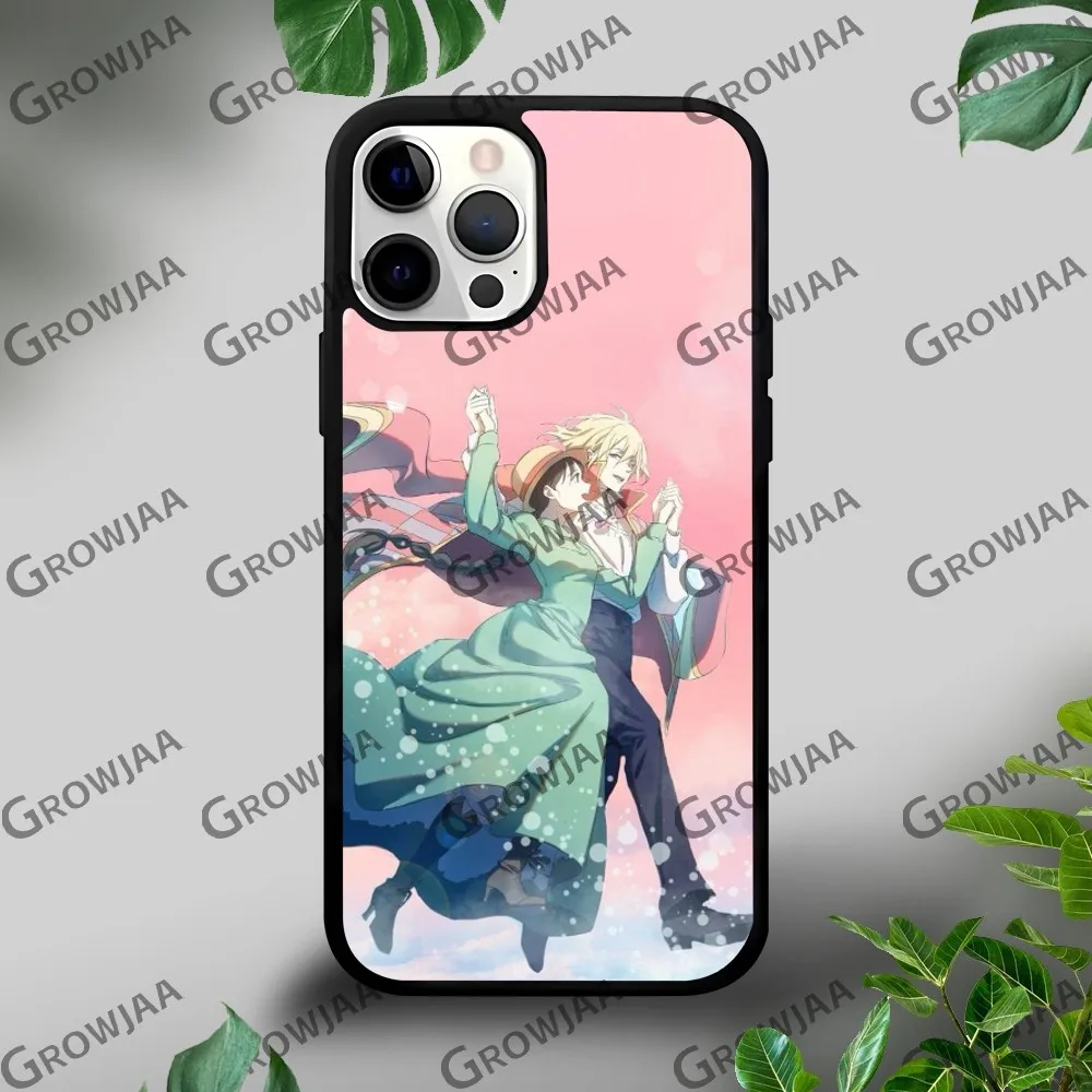 H-Howls Moving C-Castle Phone Case For iPhone 16 15 14 13 12 11 Pro Xs Max Mini Plus Celulares Hard Funda