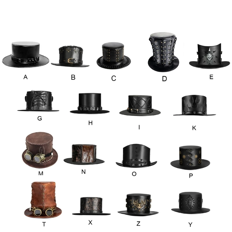 

Steampunk hat Masquerade Hat Gay top Hat Halloween Steampunk Top Hat Goggles