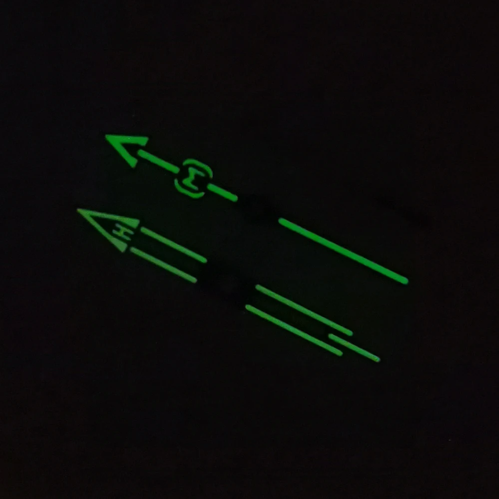 NH35 hand modified watch accessories needle finger orange yellow green three hands + C3 green luminous NH35/NH36/4R/7S movement