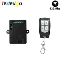433mhz 2ch relay wireless garage gate controller 110v 220v 10a remote control light switch50m transmitter for motorlampdoor