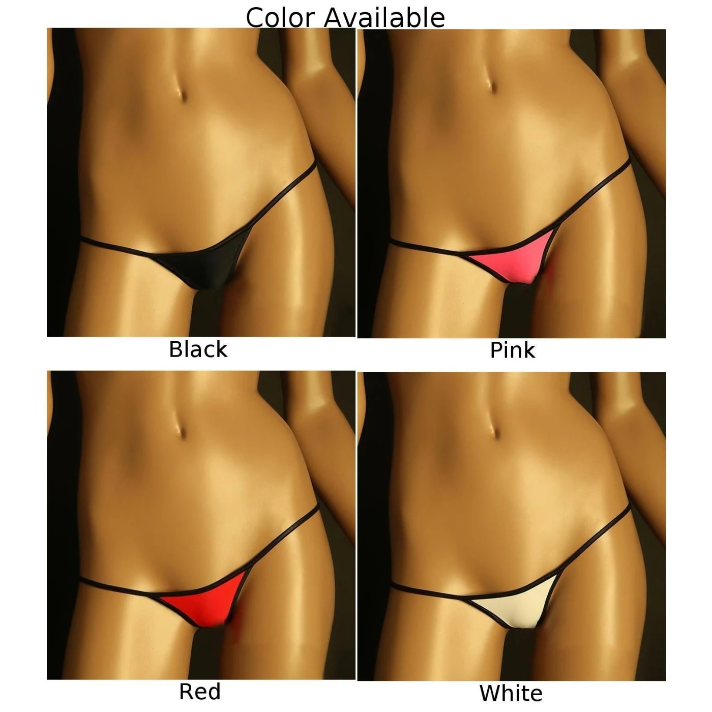 Фото High Quality Daily Womens Underwear Briefs S-2XL Sexy Soft 4 Color Bikini Breathable Comfortable Ice Silk Knickers №4