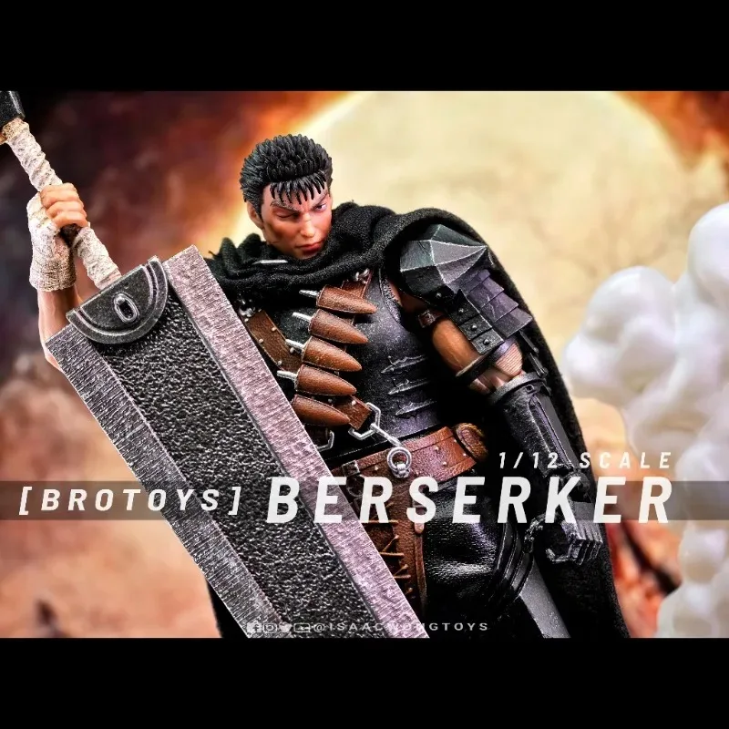Фото В наличии: BROTOYS Berserk Series -Guts- (Эпоха Чёрного Рыцаря) LR012「Berserker-Cruise」1/12 Фигурка-экшн Подарки Игрушки Коллекционные предметы №4