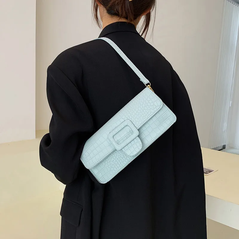 

Textured small bag, popular in summer, new fashionable internet celebrity, western-style one shoulder crossbody commuting bag