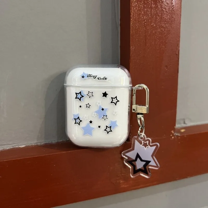 Силиконовый чехол для наушников с мультяшными звездами AirPods 1 2 3 поколения