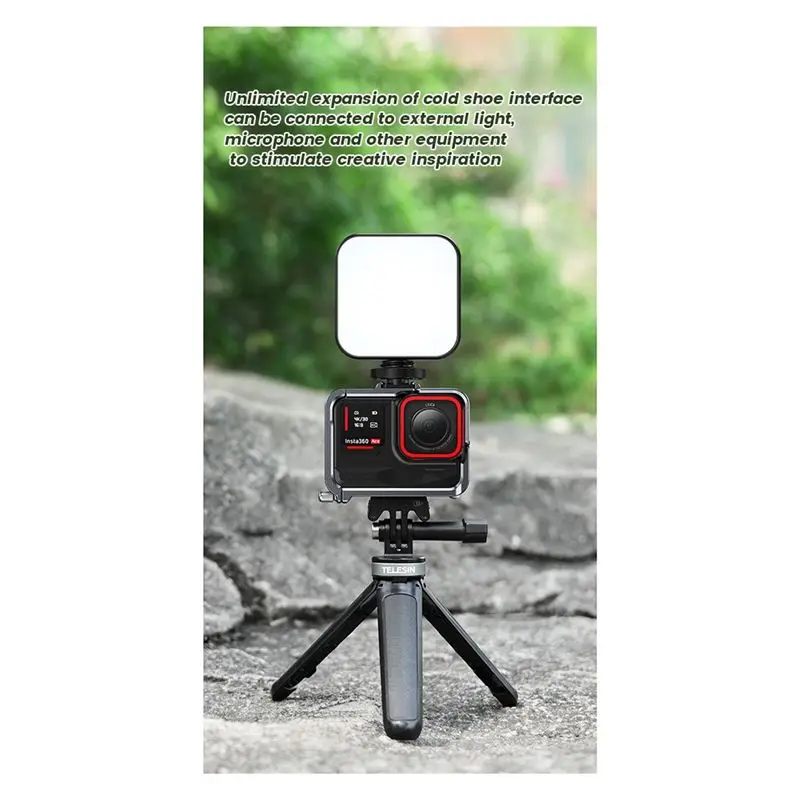 Фото Клетка для камеры FFYY-TELESIN для Shadowstone Insta 360 ACE PRO, вертикальная быстросъемная защитная рамка, аксессуар №2