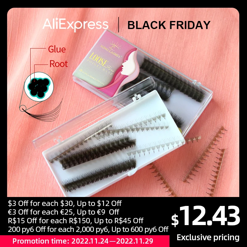 

Ресницы Song с острым основанием, 1000 вентиляторов, острый узкий стержень, готовые ресницы, готовые ресницы, тонкие ресницы