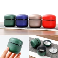 portable mini tea cans tinplate candy tin box with sealing layer tea box