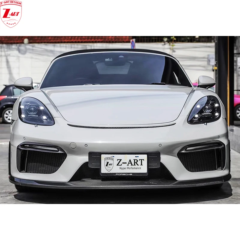 Z-ART 718 Boxster Refit Body Kit для Cayman Tuning Модернизированный комплект Aerodynamic 2016-2019