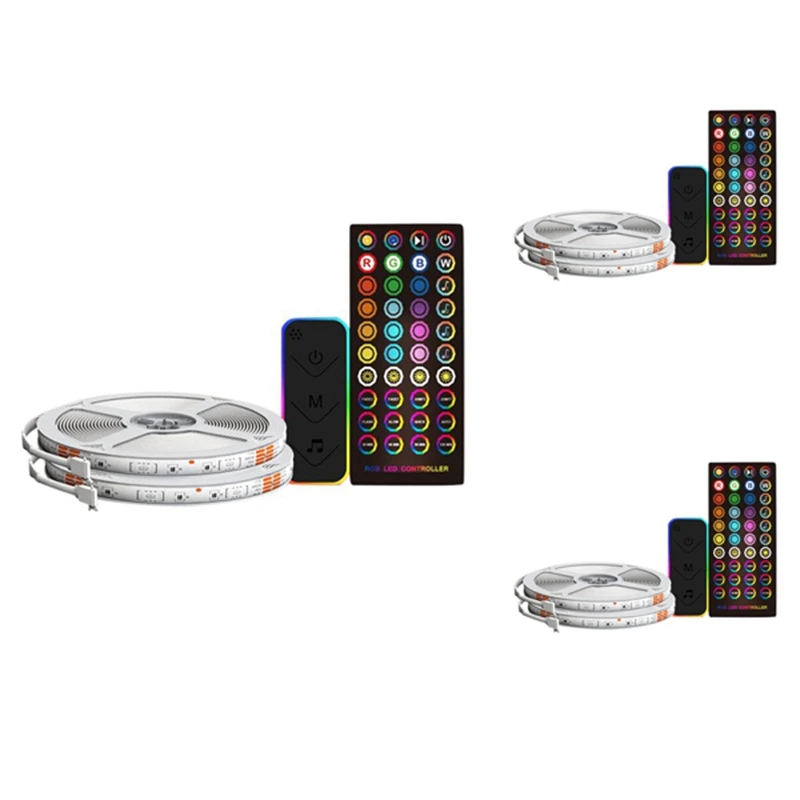 

Bluetooth светодиодный светильник SMD 5050, приложение для смартфона, музыка, синхронизация, RGB светильник с пультом дистанционного управления для ...