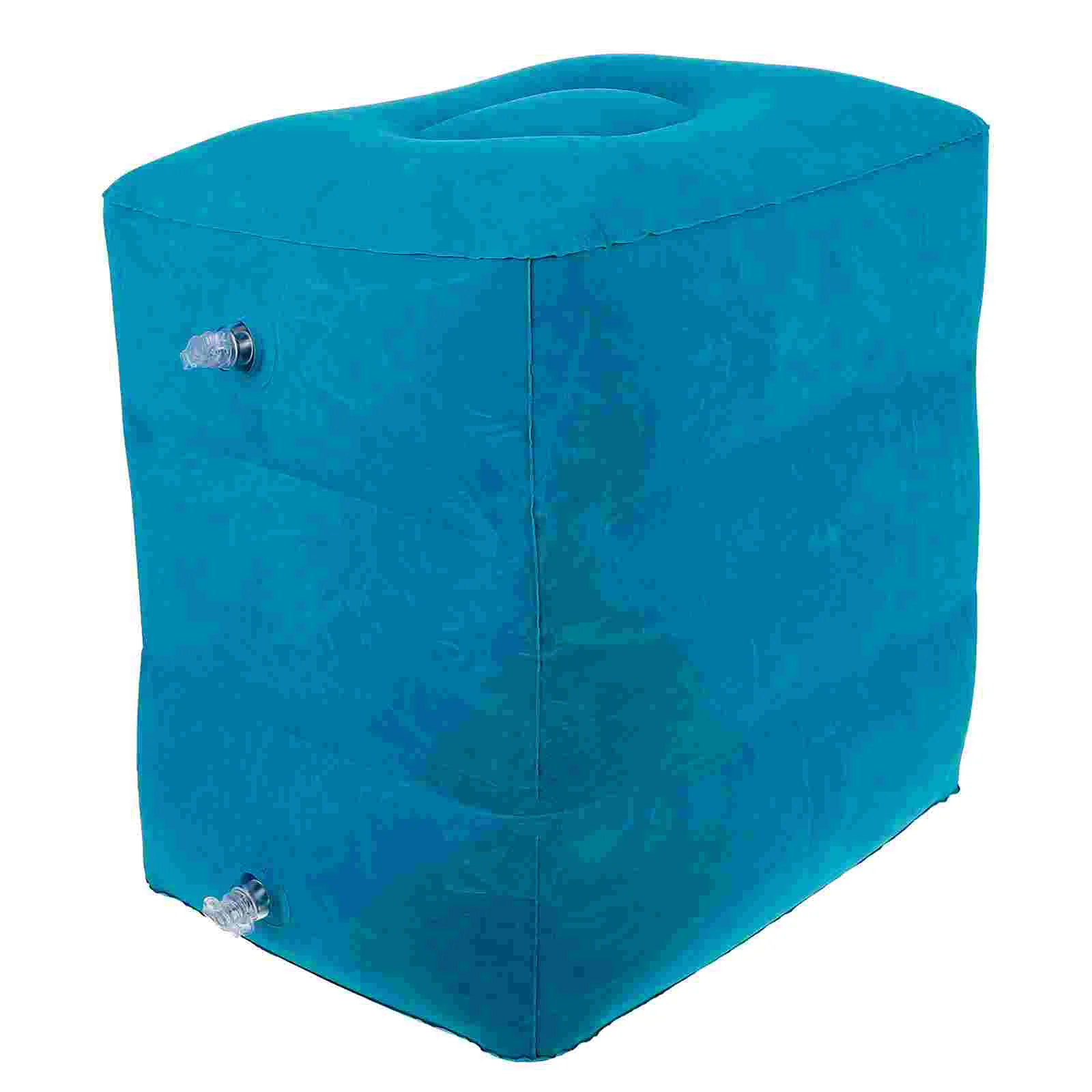 

1pc Train Footrest Cushion Footrest Pillow Inflatable Pillow Folding Pillow Cushion