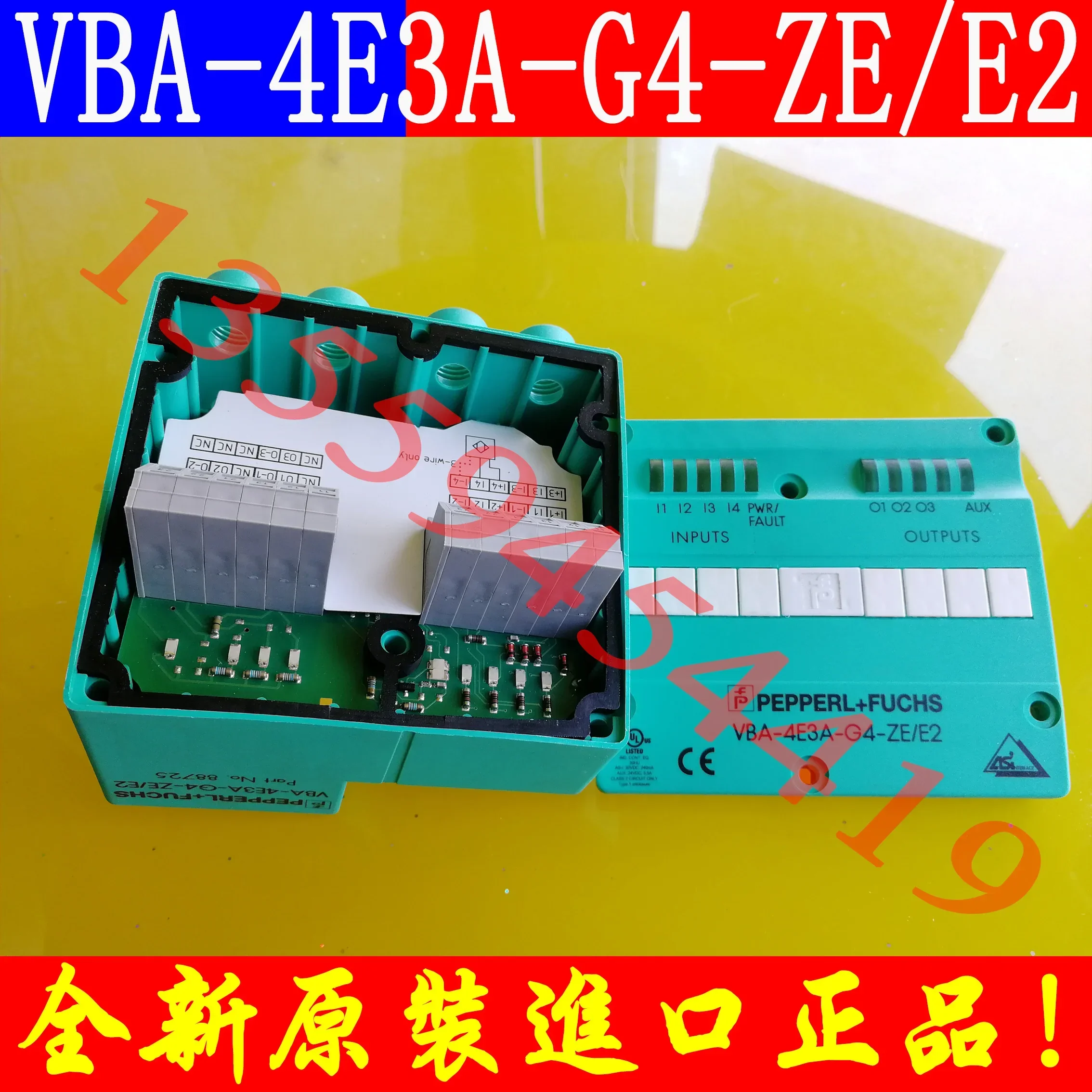 Фото 2026.4 Преобразователь сигнала P+F VAA VBA-4E-G4-ZE 4E3A-G4-ZE/E2, оригинальный комплект №4