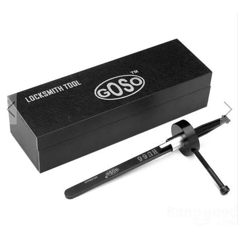 Original GOSO HU66 Inner Groove Lock Pick locksmith tool for VW Black Color | Locks &amp Hardware