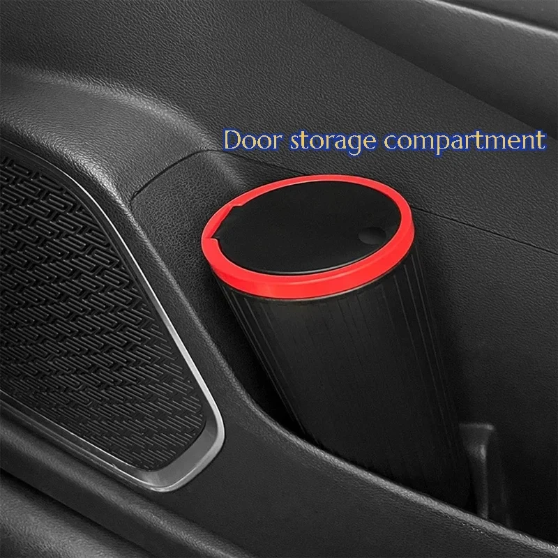 Автомобильный Мусорный Бак Круглый Настенный С Герметичным Переключателем