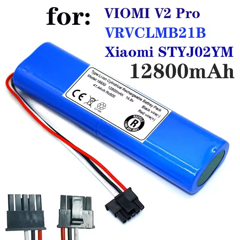 

14.8V 18650 Lithium Battery for VIOMI V2 Pro,VRVCLMB21B ，Xiaomi STYJ02YM