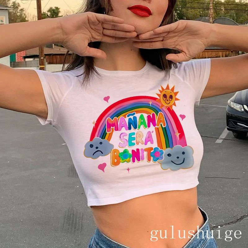 Крутая футболка женская с коротким топом укороченная модная одежда