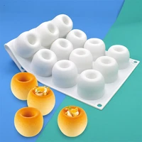 mousse cake silicone stencil reusable easy release stencil for diy cake baking 15 cavity mousse cake mould