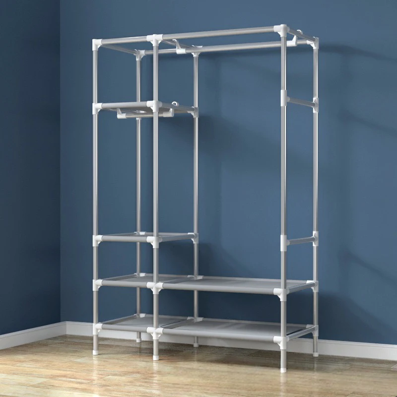 Новый простой утолщенный 19-трубчатый стальной шкаф длина 112 см органайзер для