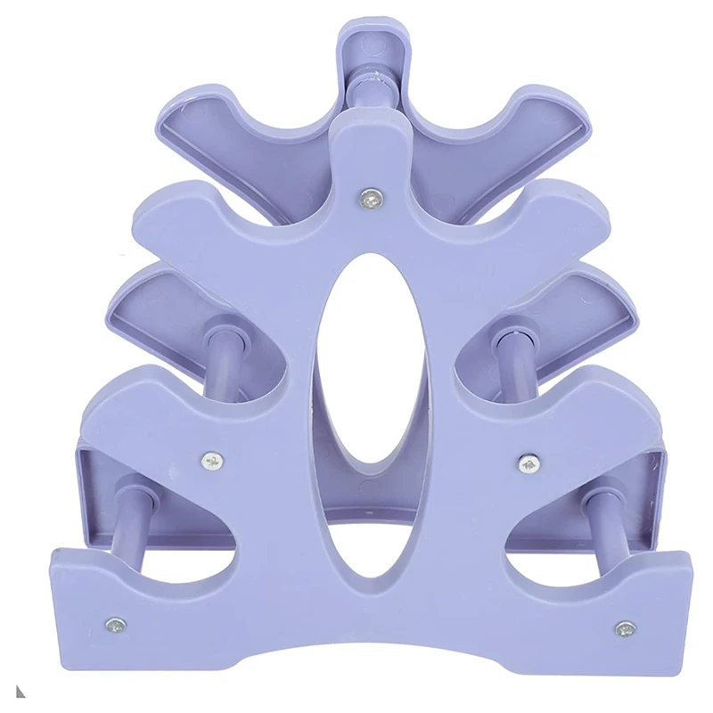 

Dumbbell Rack 3 Tier (Rack Only) Small Free Weight Holder Tree Shape Storage Rack Dumbbell Hand Weight Rack Blue