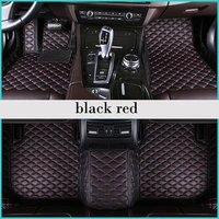 custom 5 seats Leather Car Floor Mats for Skoda all models superb fabia octavia rapid kodiaq yeti KAROQ KAMIQ car styling