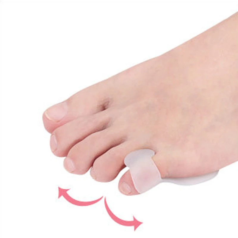 Силиконовый разделитель для пальцев ног ортопедический большого пальца и при