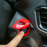 universal sense of ceremony car interior decor push switch ring engine ignition key cap start stop button cover