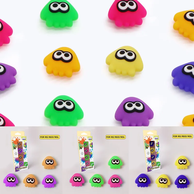 

Octopus Squid Silicone Thumbstick Case Joystick Cover For Nintendo Switch Oled NS Lite Joy-con Controller Thumb Stick Grip Cap